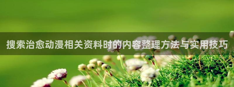 包子动漫：搜索治愈动漫相关资料时的内容整理方法与实用技巧